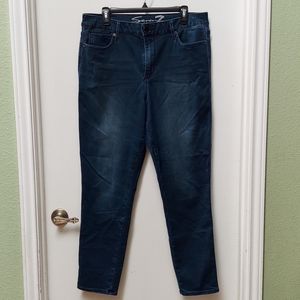 Women's Seven Skinny Plus Size Blue Jeans Size 16